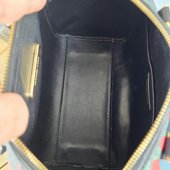 Michael Kors Black and Red Floral Satchel - Picture 11 of 15